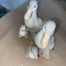 Goose and Gosling Figurine
