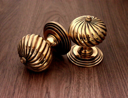 Door knob pair - knob, antique
