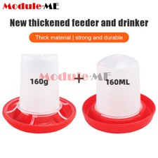 160G Feeder / 160ML Drinker Chicken/Poultry/Chick/Hen Food And Water Accessories