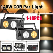 140W COB Par Can Light Stage DJ Light LED Audience Blinder Disco Party Light DMX