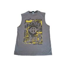 Tapout Mens MMA BJJ UFC Mixed Martial Arts Black Vest Medium 