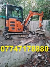 Mini Digger with Driver 1ton / 1.5 ton Micro Mini Escavators Hire , 07436479343