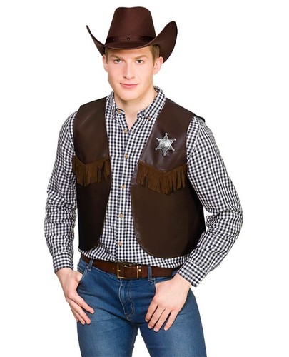 Cowboy wild west waistcoat - cowboy,