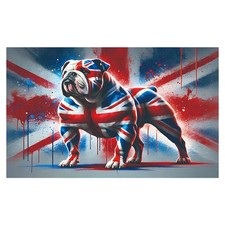 Great Britain Bulldog Union Jack Flag 5x3 ft Large British Flag