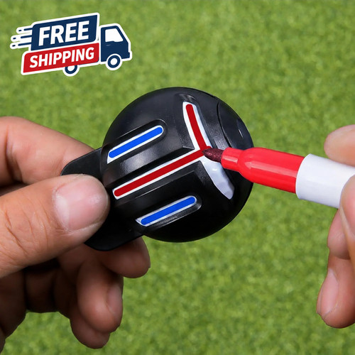 Golf ball liner marker - golf, pen