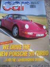 CAR DEC 1990 PORSCHE 911 TURBO