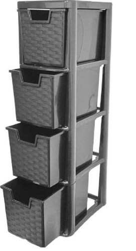 Storage drawer unit tier - unit, 4
