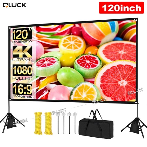 120 projector screen - projector, movie
