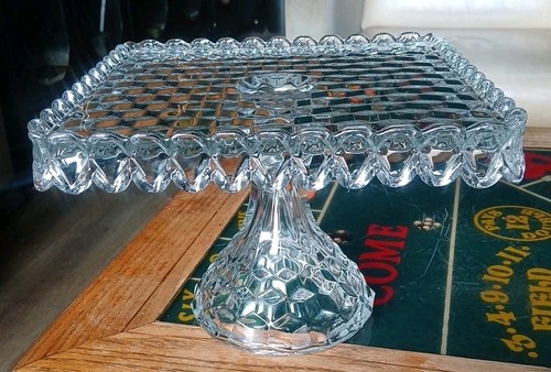 Vintage fostoria clear - clear, square