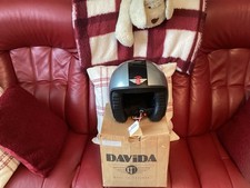 Davida Jet Open Face Helmet (M) + Box .and 1Tag.