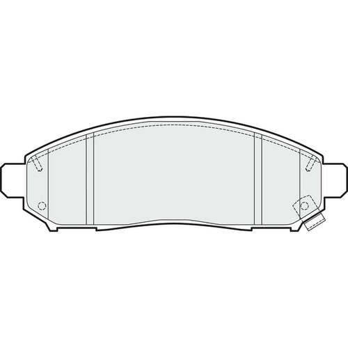 Brake pads set for nissan - set,
