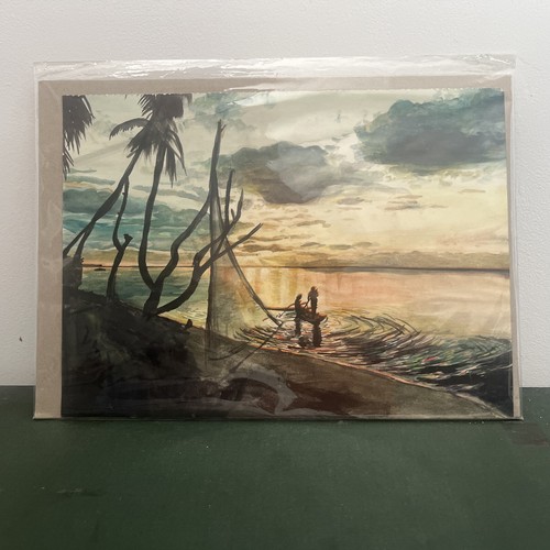Watercolour painting paper - painting, on