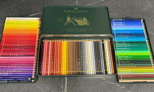 FABER CASTELL 120 POLYCHROMOS COLOUR PENCILS PROFESSIONAL SET MADE IN GERMANY