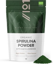 Organic Spirulina Powder 1kg – 100% Cold Pressed – 1 kg (Pack of 1) 