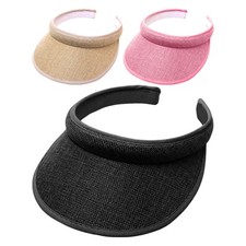 1pc WOMENS CLIP ON SUN VISOR