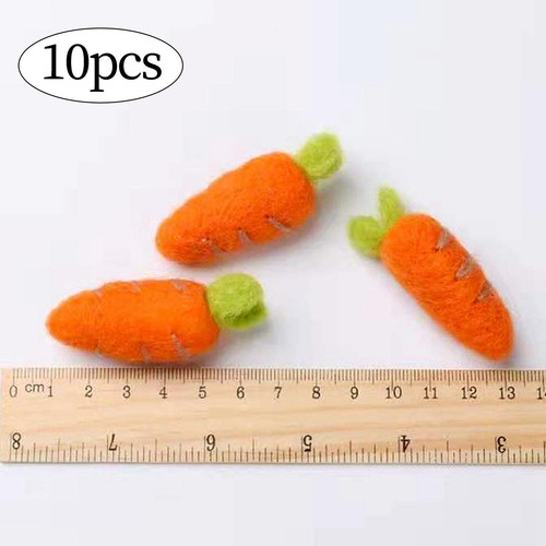 10pcs carrot ornament diy - carrot,