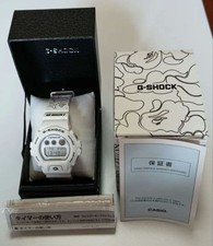 BAPE G-SHOCK DW-6900 A Bathing Ape Casio Collaboration White Japan Boxed Limited