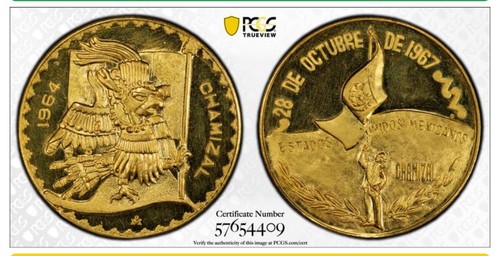 1967 mexico medal - medal, chamizal