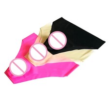 Mens Latex Rubber Cutout