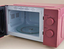 Modern Pink 17L Manual Microwave Oven Compact & Stylish Kitchen Appliance, UK