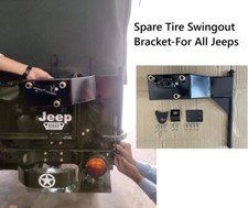 Spare Tire Swingout Right Side Bracket Fits Military Willys & Jeeps+Fittings