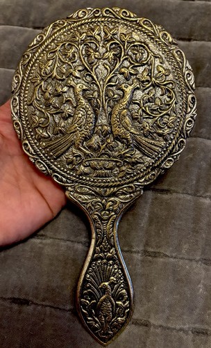 Antique brass ornate two - brass,