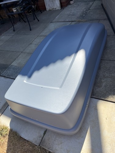 Halfords 420l grey roof box - halfords,