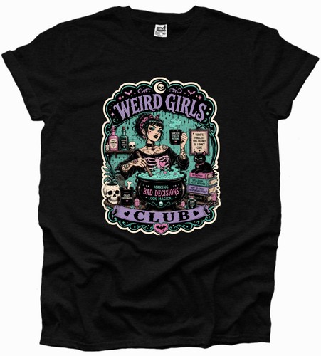 Weird girls club - tshirt, skull
