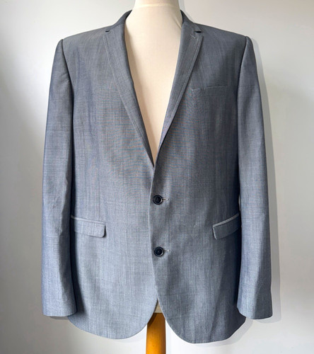 Next men grey wool - grey, blend