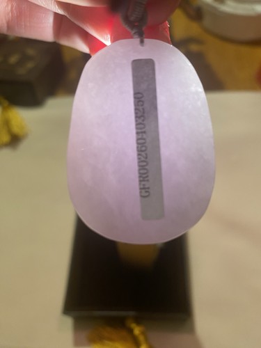 Violet pendant grade jade - violet,