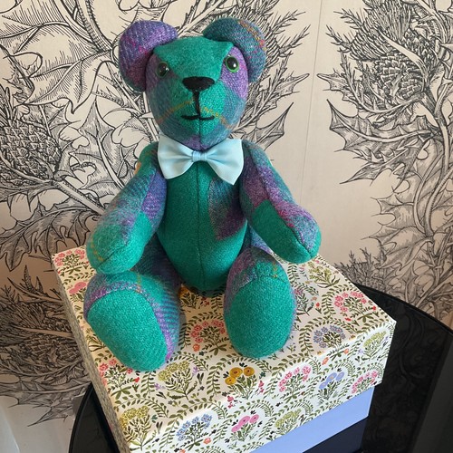 Harris tweed scottish bear - tweed,