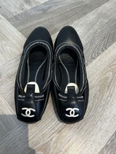 Chanel Ballet Flats 39.5 Black