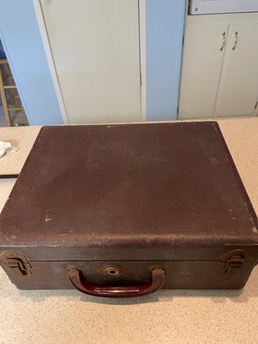 Vintage silvertone suitcase - vintage,