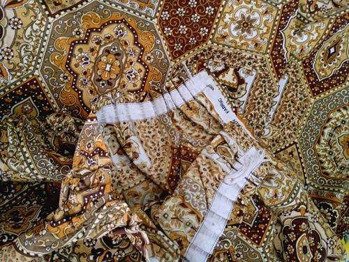 Retro pair curtains - of,