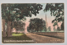 Wokingham St Pauls Church & Reading Road Postcard 1911