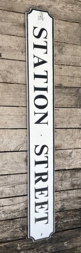 Vintage street sign huge - , not