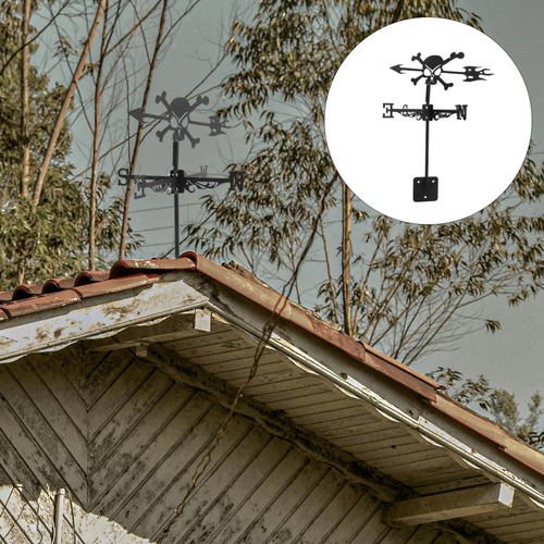 Skull weather vane vintage - weather,
