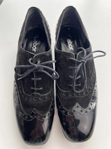 Gabor ladies suede and patent - suede,
