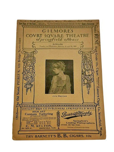 Antique 1899 gilmore theatre - antique,