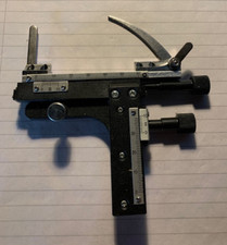 Mechanical Microscope Over-stage with Slide Holder Arms & Vernier Scales