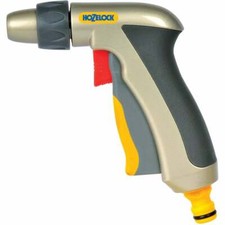 Hozelock Metal Jet Spray Gun Plus for Hose Pipes - Multi Pattern & Flow 2690