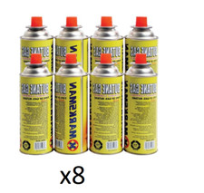 8 X BUTANE GAS CANISTERS