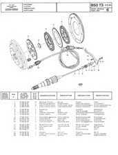 Moto Guzzi 850 T3 Parts Book