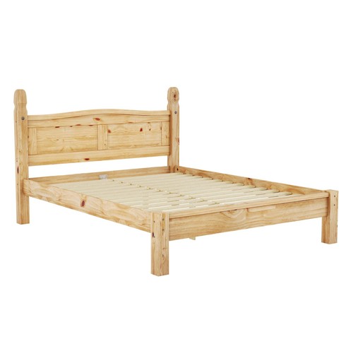 Corona double bed low foot - foot, end