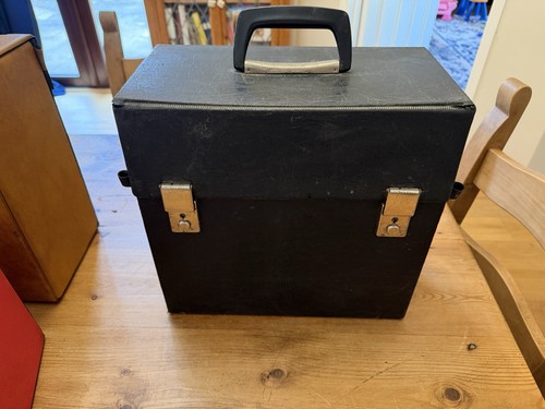 Vintage vinyl record storage - vintage,