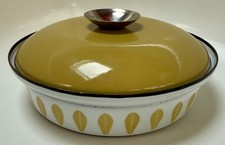 Vintage Cathrineholm Casserole Pan  8  5/8ins diameter