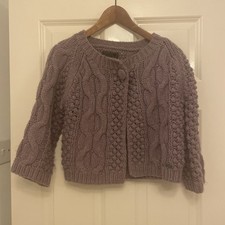 Numph Cable Knit Cardigan Small