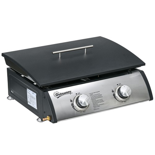 Outsunny portable gas plancha - portable,