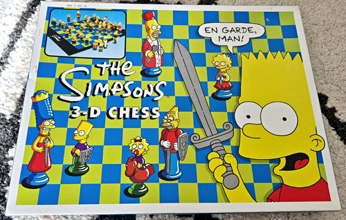 The simpsons chess - the, 3-d