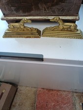 Vintage brass greyhounds - vintage, of